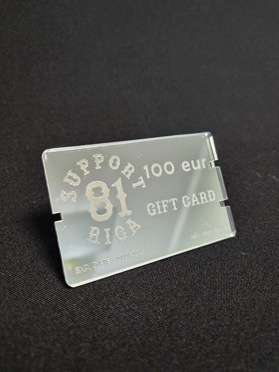 100 EUR GIFT CARD SUPPORT 81 RIGA