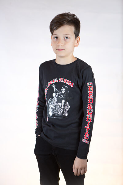 BIKER LONG SLEEVE JUNIOR BLACK