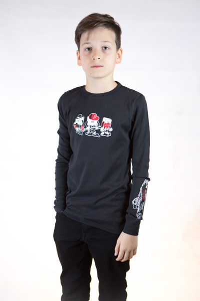 CTRL-ALT-DEL LONG SLEEVE BLACK