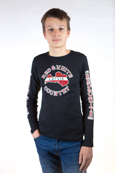 RED AND WHITE COUNTRY LONG SLEEVE
