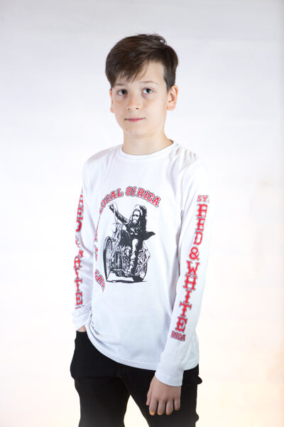 BIKER LONG SLEEVE WHITE