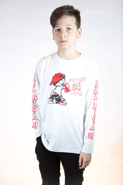 GRAFFITTY LONG SLEEVE WHITE